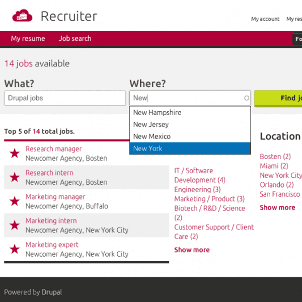 Announcing Recruiter 1.0 - the road to our Drupal 7 e-Recruitment distribution